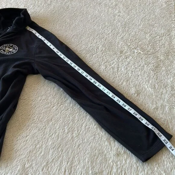 Guinness Open Gate Brewery fleece zip up black size xl
